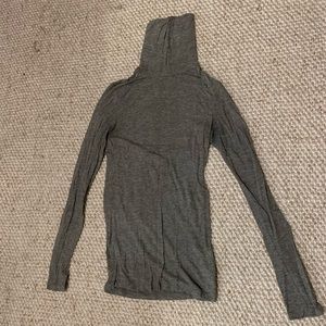 Aritzia tight grey turtleneck